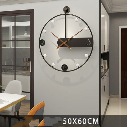 Home Iron Living Room Decorative Clock