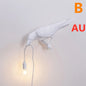 Creative Auspicious Bird Resin Wall Lamp Decoration