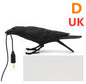 Creative Auspicious Bird Resin Wall Lamp Decoration