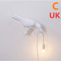 Creative Auspicious Bird Resin Wall Lamp Decoration