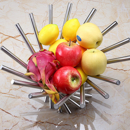 Rotatable fruit stand in living room