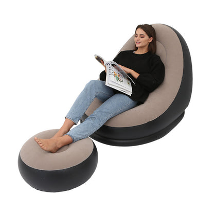 Thicker Inflatable Sofa Lazy Sofa Band Footstool