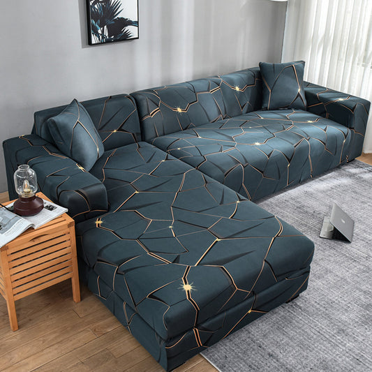 Living Room Printed Elastic Sofa Cover