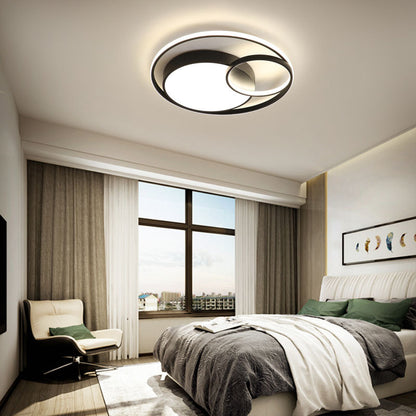 Nordic Living Room Nested Round Chandeliers