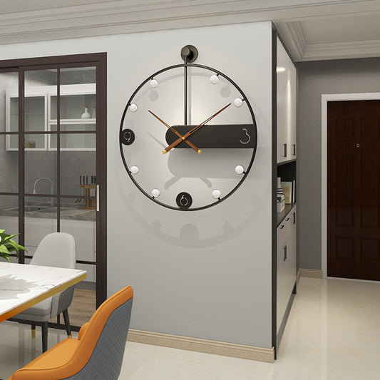 Home Iron Living Room Decorative Clock