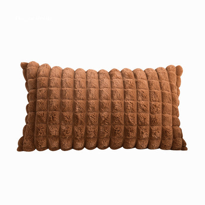 Living Room Solid Color Plush Pillow