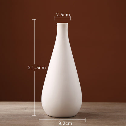 Simple Healing Ceramic Vase Living Room