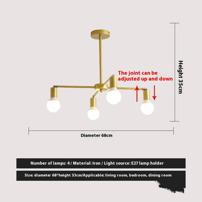 Cross-Border American Chandelier Living Room Dining Room Bedroom