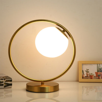 Living Room Room Bedside Lamp Eye Protection Golden Table Lamp