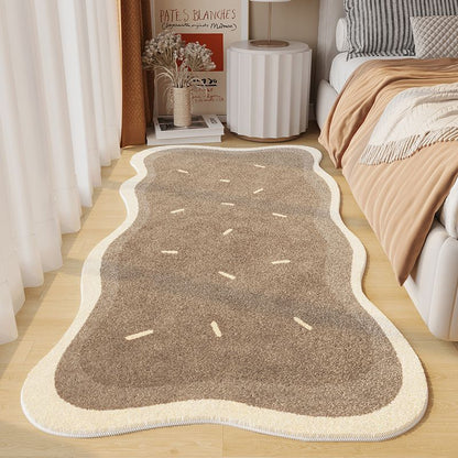 Simple Cream Style Absorbent Living Room Carpet