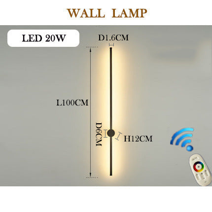 RGB wall lamp living room