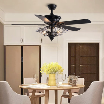 American Style Retro Fan Lamp Living Room Dining Room